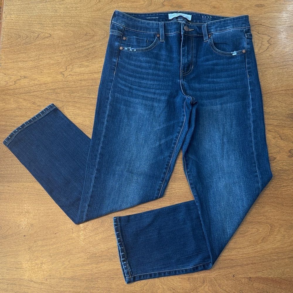 Liverpool High Rise Girlfriend Straight Leg Jeans